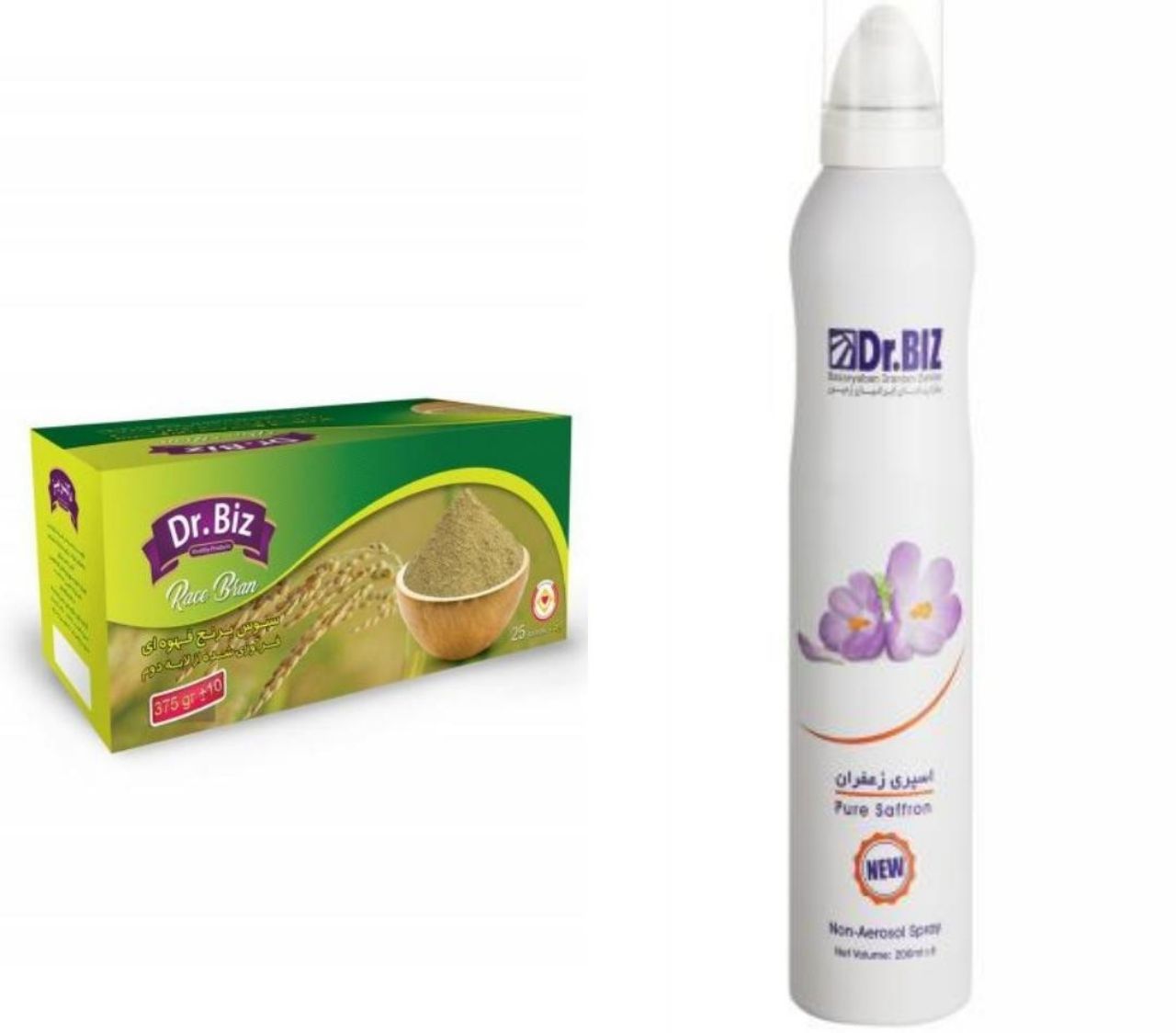 اسپری زغفران، چاشنی و سبوس دکتر بیز و سیر سیاه